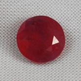 Big Natural Orange Red Sapphire India 6.11 carats 