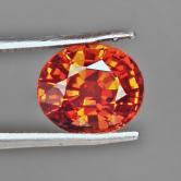 Color and Fire Spessartite Garnet Nigeria 1.95 ct 