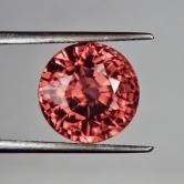 New Find Orange Pink Same Zircon Tanzania 5.35 ct 
