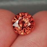 New Find Copper Pink Same Zircon Tanzania 5.09 ct 