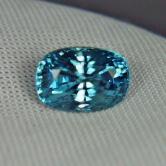 Special Color and Quality Blue Zircon Cambodia 5.84ct 