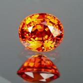 Color and Fire Natural Orange Spessartite Garnet Nigeria 4.52ct 