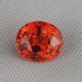 Color and Fire Natural Orange Spessartite Garnet Nigeria 4.03ct 
