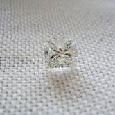 SI-1 H - Color Leo Princess Shape Diamond 0.91 ct 