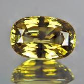 Big and Clean Yellow Green Chrysoberyl Brazil 7.18 ct 