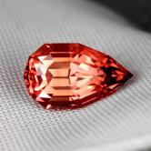 Rare Peach Pink USA Cut Brazil Tourmaline 7.76 ct 