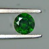 Horsetail Inclusion and Chromite Russian Demantoid Garnet 