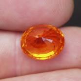 Huge Glowing Color Orange Spessartite Garnet Namibia 11.43 ct 