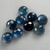 Blue Sapphire Rose Cut Cabochon Lot Thailand 6.59 ct tw 