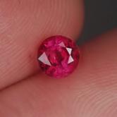 Fine Color and Bright Natural South East Asia Ruby 5mm 0.63 ct 
