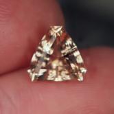  Rare Peach Golden Precious Topaz Russia 3.67 ct 