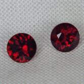 Quality Arizona Chrome Pyrope Ant Hill Garnet ~6mm Pair~ 