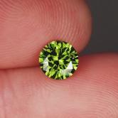 Fine Cutting Demantoid Green Cubic Zirconia 