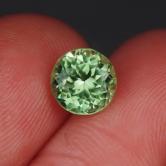 Brilliant Portuguese Cut Pakistan Peridot 8 mm 2.37ct 