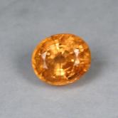 Big Yellow Orange Natural Sapphire Sri Lanka 3.15 ct 