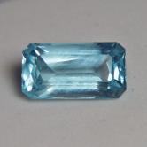 Strong Blue Rare Color Aquamarine Afghanistan 7.17 ct 