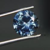 USA Cut Bright Steel Blue Montana Sapphire 1.48 ct 