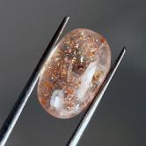 Sparkle Confetti Sunstone Cab Tanzania 4.90 ct 