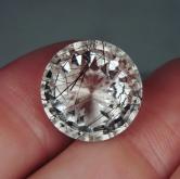 Rutile -Tourmaline White Quartz with Spider Gemstone 16.07 ct 