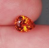 Classic Color Natural Spessartite Garnet Nigeria 1.28ct 