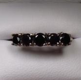 Black diamond ring