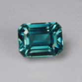 Bright and Fine Color Blue Zircon Cambodia 2.89 ct 