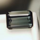 Top Cutting and Bright Unusual Collectors Color Gray Tourmaline 5.62 ct 