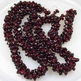 625 Carats Drilled Wine Color Rhodolite Garnet Beads 