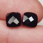 Rare Matched Pair Russian Melanite Andradite Garnet Cabs GLI