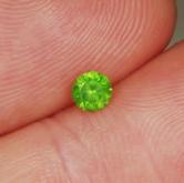 Brilliant Neon Green Natural Russian Demantoid Garnet 