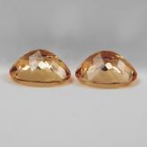 Rare Pair Ouro Preto Precious Topaz Matched Pair 4.26 ct 