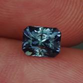  Unheated Hint of Green Steely Blue Montana Sapphire 1.47ct 