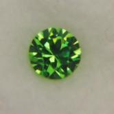 Tiny Perfection Brilliant Chrome Green Russian Demantoid Garnet 