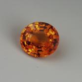 Ideal Color Mandarin Spessartite Garnet Nigeria 2.76 ct GL