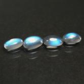 Pretty Blue Sheen Moonstones Tanzania Lot 3.11 ct 
