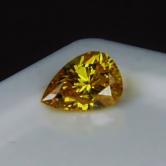 GIA Certified Natural Fancy Vivid Orange - Yellow Color Diamond 