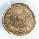 1907 PCGS Genuine Quest Color- 1 Cent Coin Indian Head 