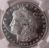 1880/9-s Morgan S$1 Hot-50 Vam 11 Medium S MS63DPL/NGC