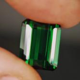 Bright and Clean Old Stock Fine Green Tourmaline Brazil 10.66ct 