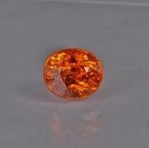 Color and Fire Gem Orange Spessartite Garnet 2.06 ct 