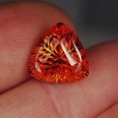 Color and Fire Mandarin Spessartite Garnet Nigeria 9.66 ct 