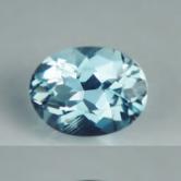 Bright and Pretty Natural Brazil Aquamarine 1.53 ct GLI 