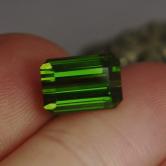 Bright and Clean Old Stock Green Tourmaline Brazil 4.35ct GLI 