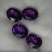 Old Stock Fine Color Zambian Amethyst Lot 6.72 ct ct 