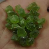 Nice Color and Clean Peridot Facet Rough Arizona 96.21 ct 