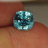 Big and Bold Natural Blue Zircon Cambodia 6.92 ct 