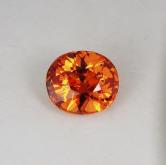 Bright Top Cut and Fine Color Spessartite Garnet 5.81 ct GL