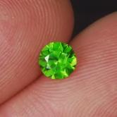 Gem Glowing Green Russian Demantoid Garnet 