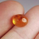 Color Mandarin Garnet Cabochon Nigeria 3.92 ct 