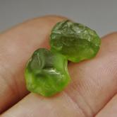 Fine Color and Clean Arizona Peridot Facet Rough 19.19 ct 